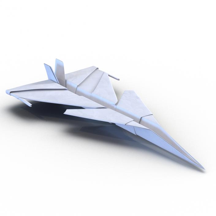 3D Paper Plane 4 model