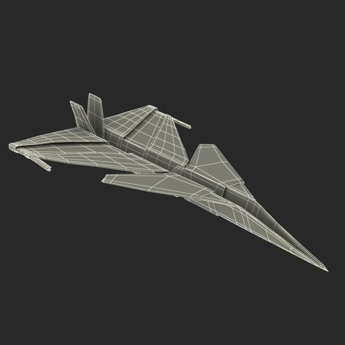 3D Paper Plane 4 model