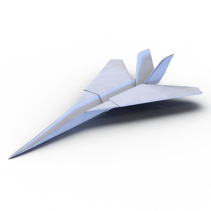 3D Paper Plane 5 model