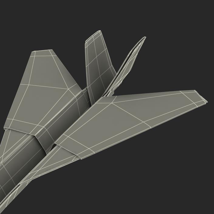 3D Paper Plane 5 model