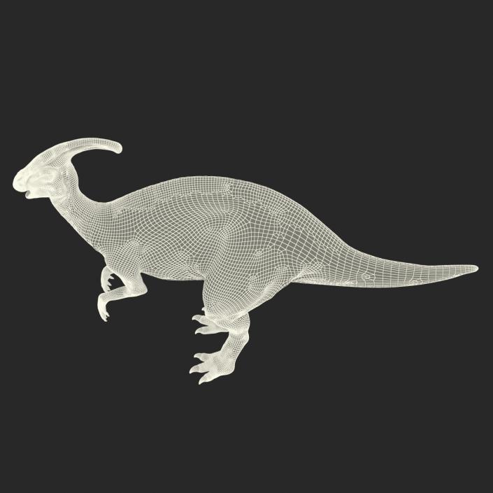 Parasaurolophus Rigged 3D