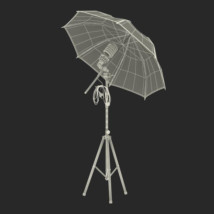 3D model Photo Studio Lighting Umbrella