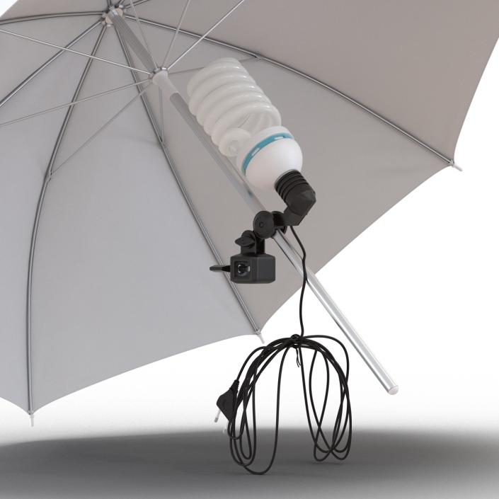 Photography Studio Umbrella 3D