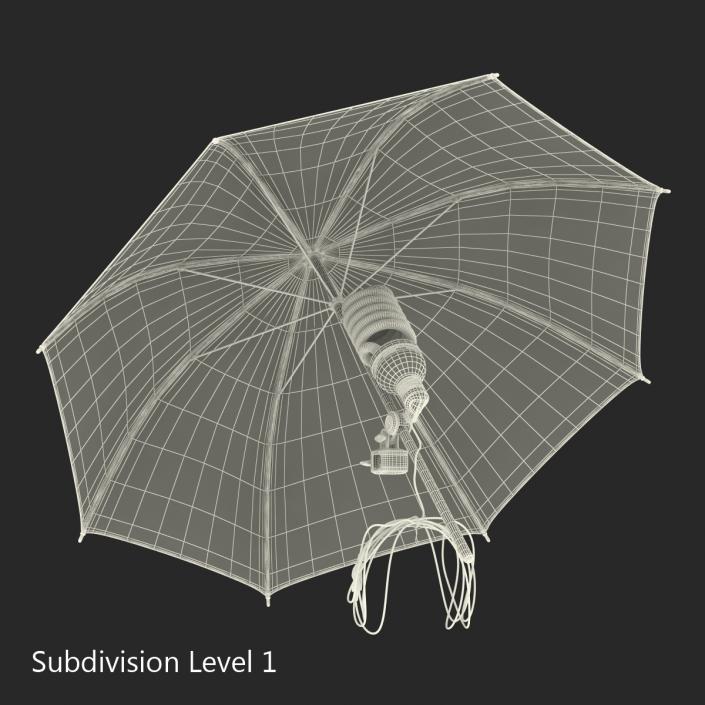 Photography Studio Umbrella 3D