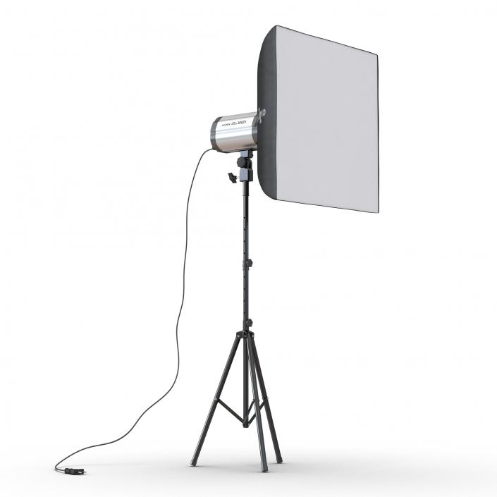 3D Professional Studio Lighting Softbox 2 model