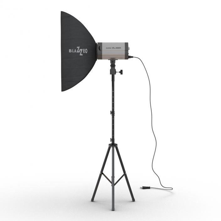 3D Professional Studio Lighting Softbox 2 model