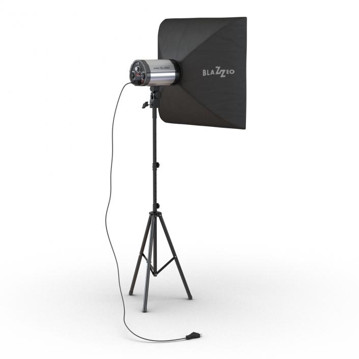 3D Professional Studio Lighting Softbox 2 model