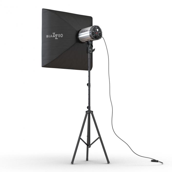 3D Professional Studio Lighting Softbox 2 model