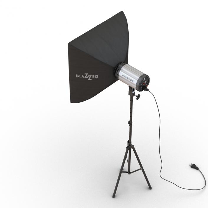 3D Professional Studio Lighting Softbox 2 model