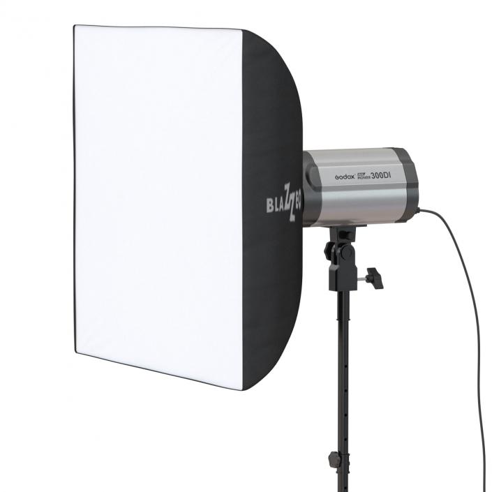 3D Professional Studio Lighting Softbox 2 model