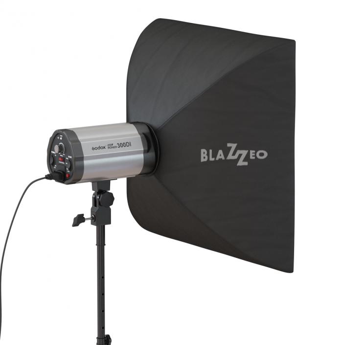 3D Professional Studio Lighting Softbox 2 model