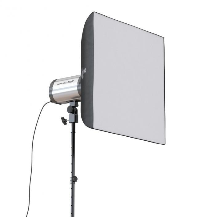 3D Professional Studio Lighting Softbox 2 model