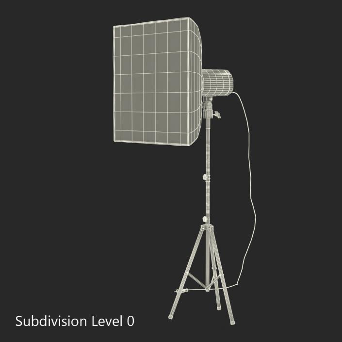 3D Professional Studio Lighting Softbox 2 model