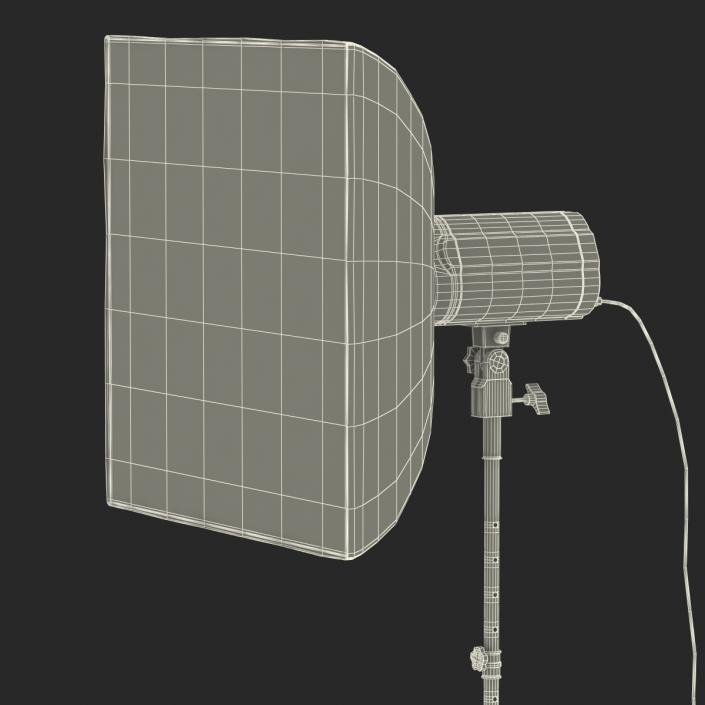 3D Professional Studio Lighting Softbox 2 model