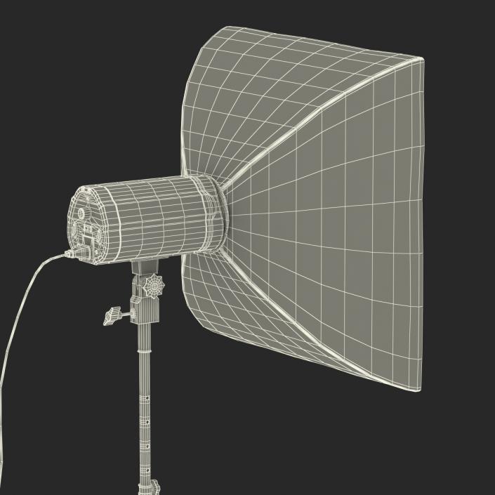 3D Professional Studio Lighting Softbox 2 model