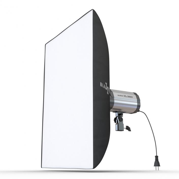 3D Studio Lighting Softbox model