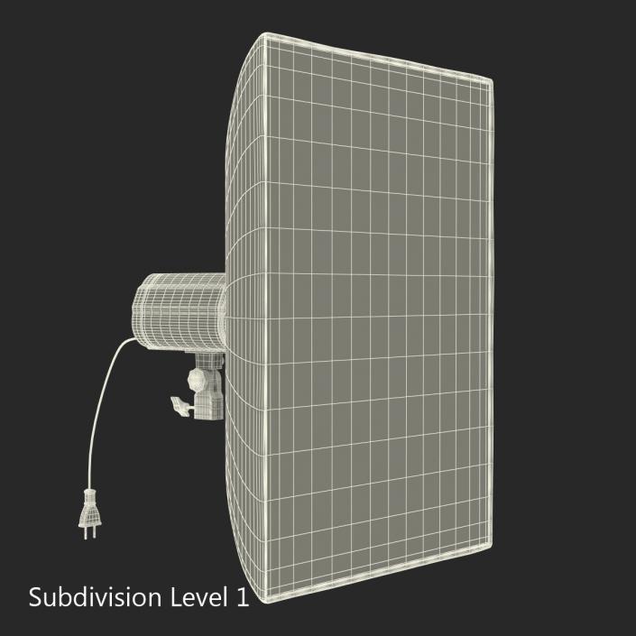 3D Studio Lighting Softbox model