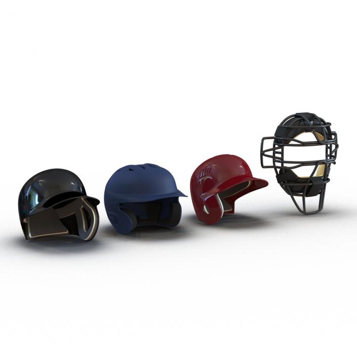 3D Baseball Hats Collection 4