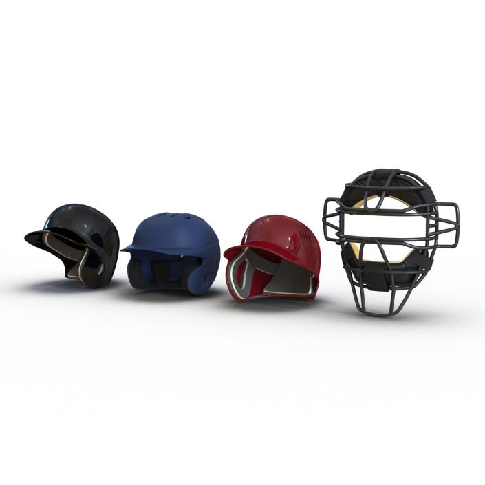 3D Baseball Hats Collection 4