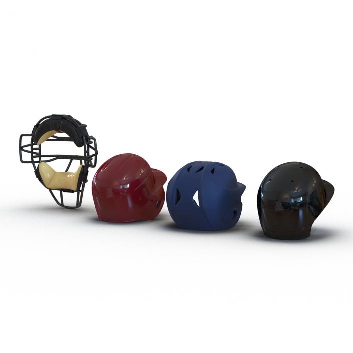 3D Baseball Hats Collection 4