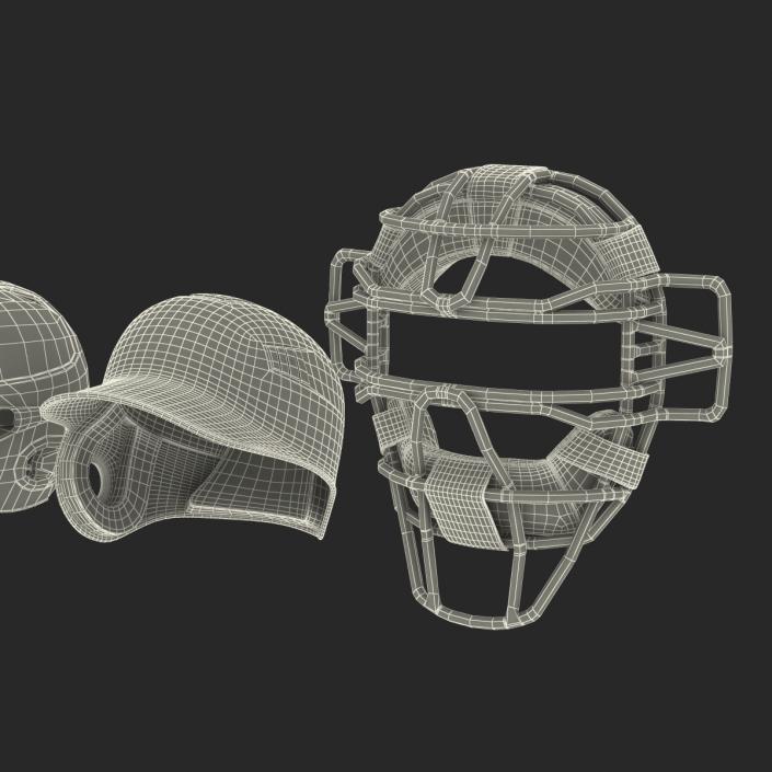 3D Baseball Hats Collection 4