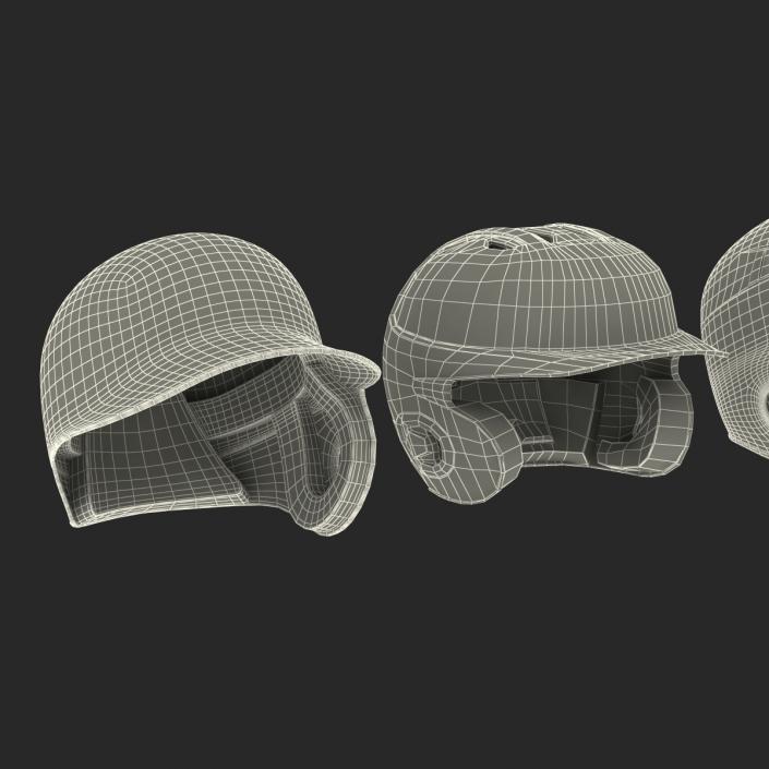 3D Baseball Hats Collection 4