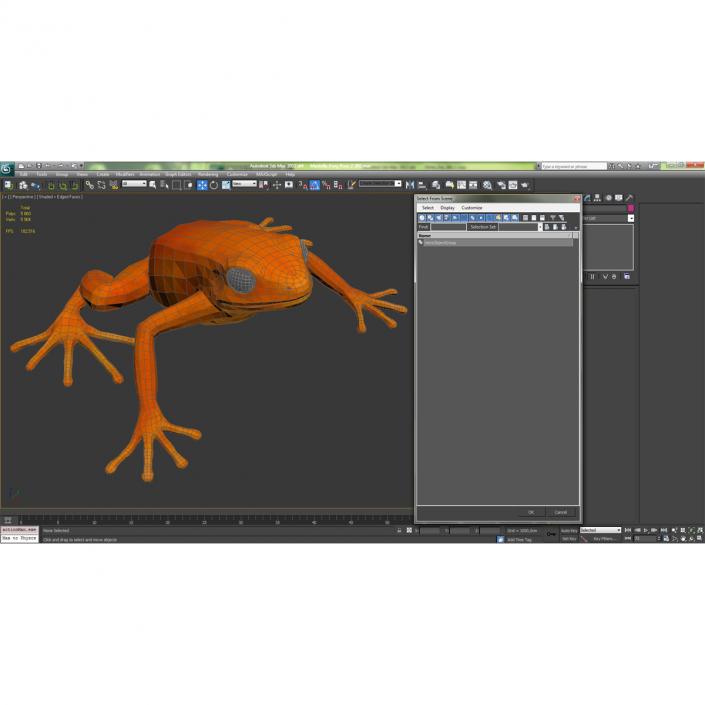 3D model Mantella Frog Pose 2