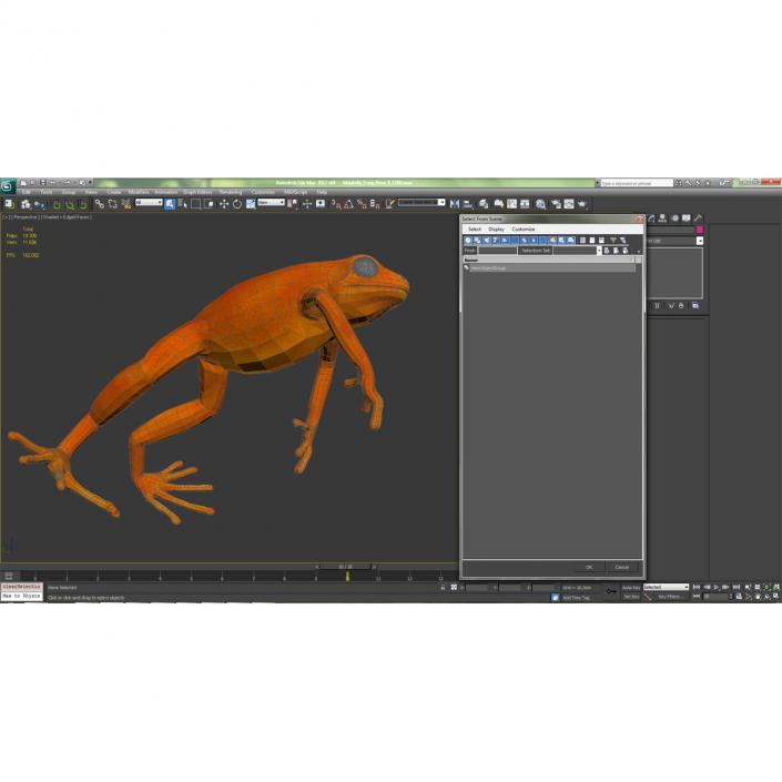 3D model Mantella Frog Pose 4