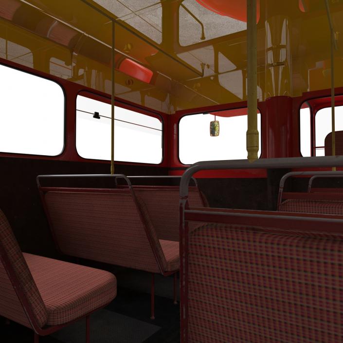 London Bus Routemaster Rigged 3D model