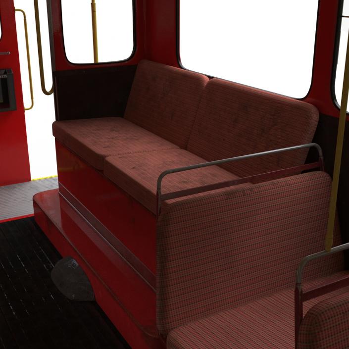 London Bus Routemaster Rigged 3D model