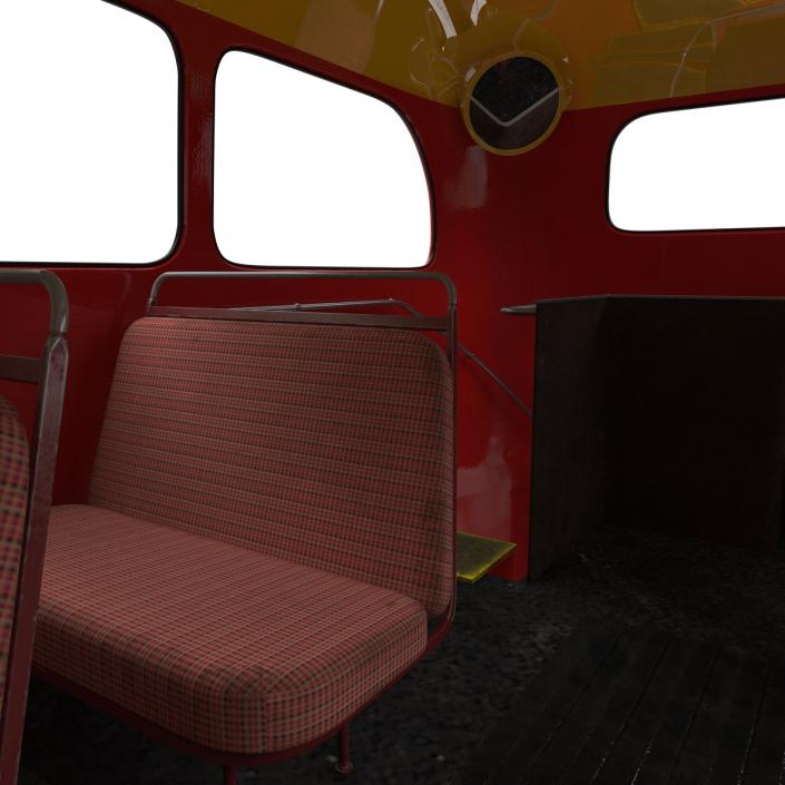 London Bus Routemaster Rigged 3D model