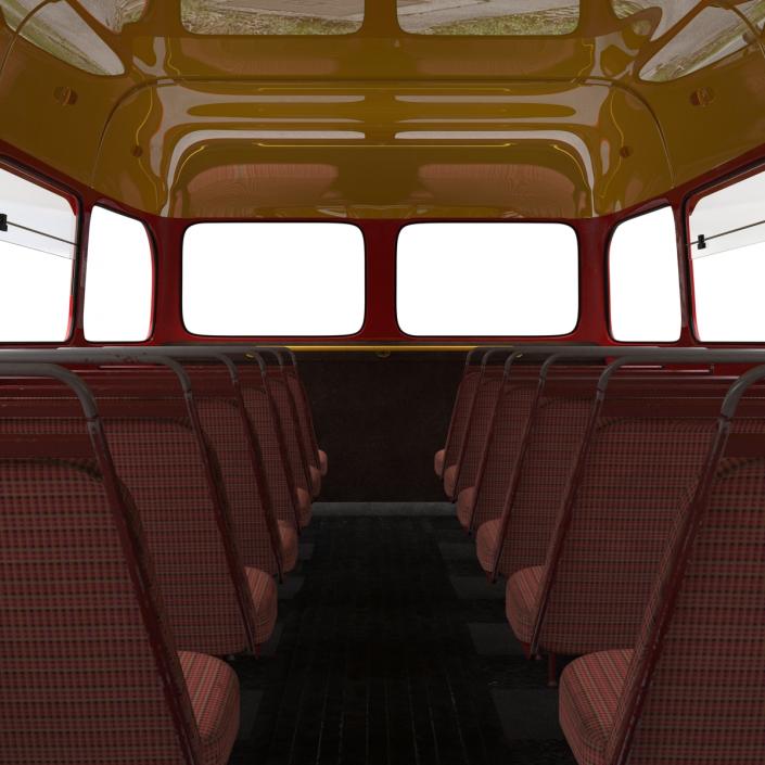 London Bus Routemaster Rigged 3D model