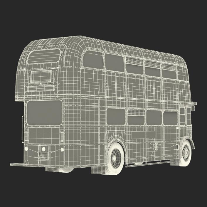 3D London Bus Routemaster Simple Interior model