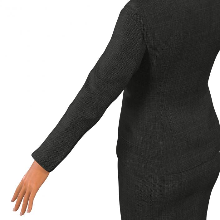 Business Woman Caucasian 3D model