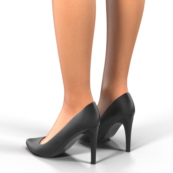 Business Woman Caucasian 3D model