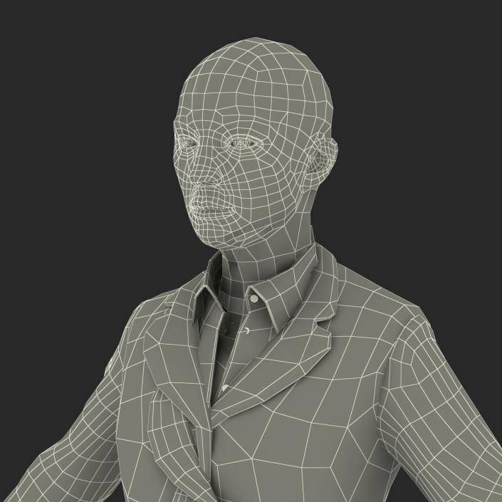 Business Woman Caucasian 3D model