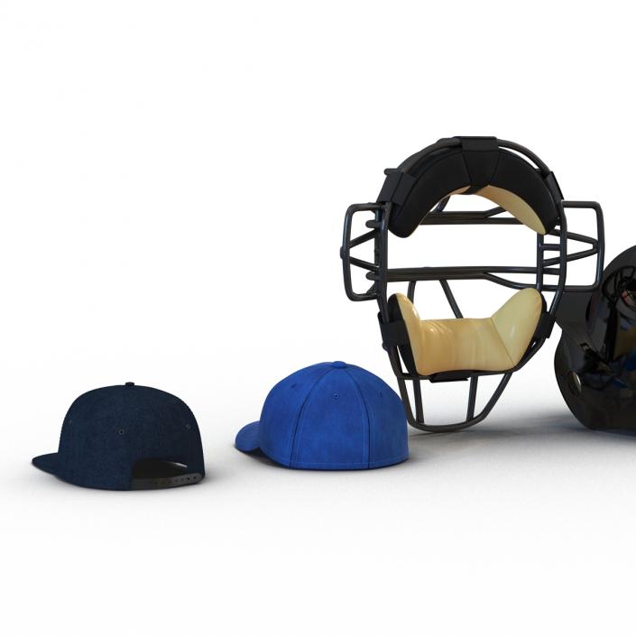 3D Baseball Hats Collection 3