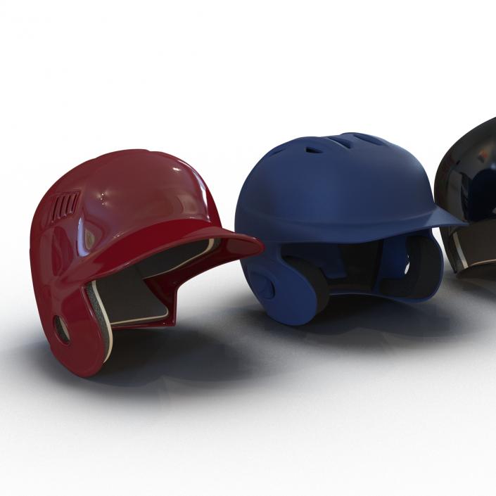 3D Baseball Hats Collection 3