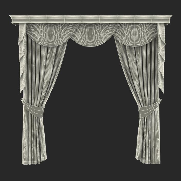 Curtain 6 Pink 3D model