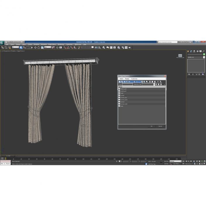 Curtain 7 3D model