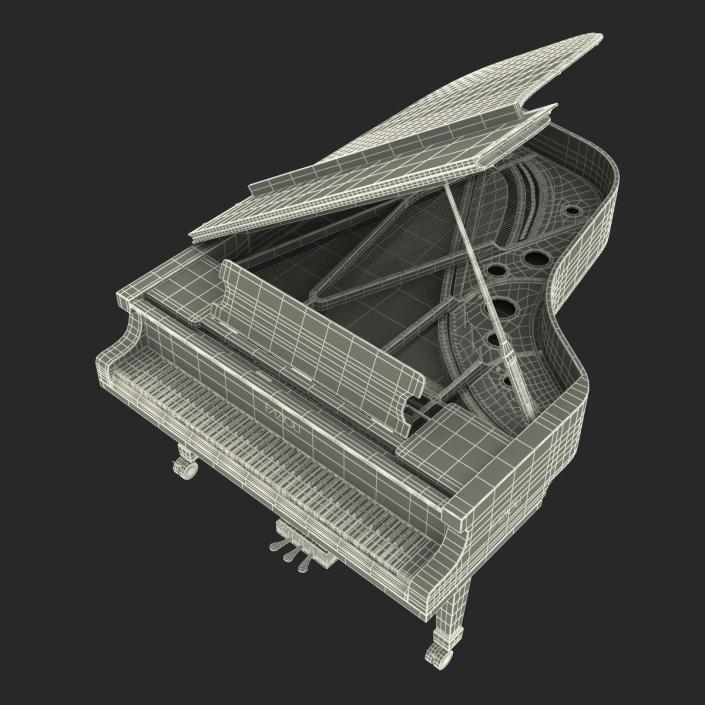 Grand Piano Fazioli 3D model