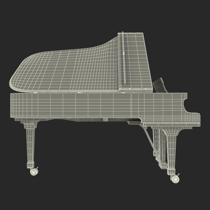 Grand Piano Fazioli 3D model