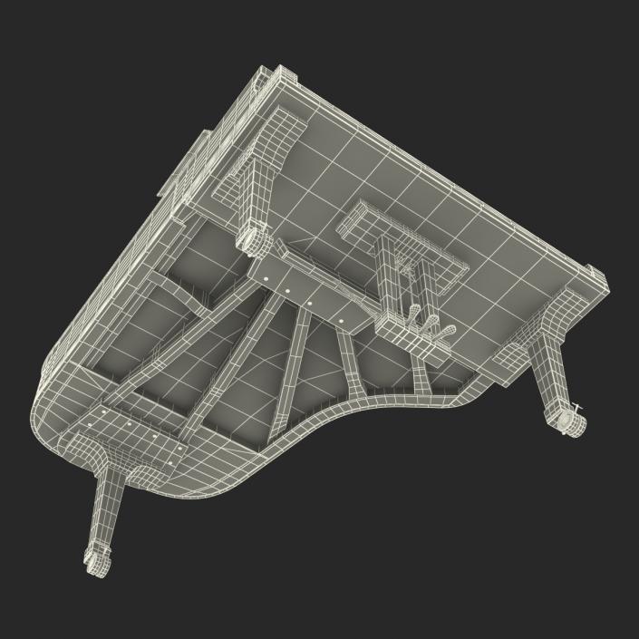 Grand Piano Fazioli 3D model