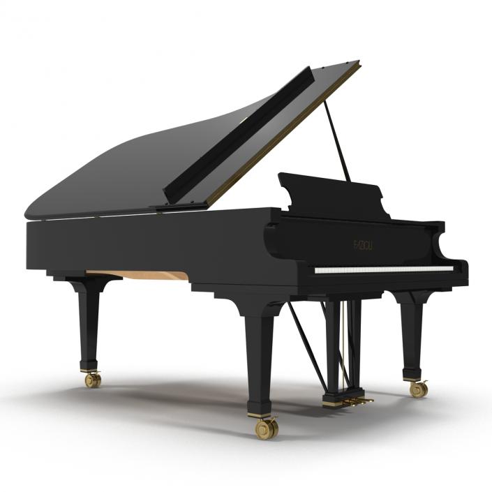 Grand Piano Fazioli 3D model