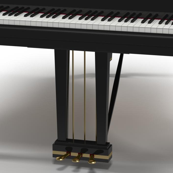 Grand Piano Fazioli 3D model