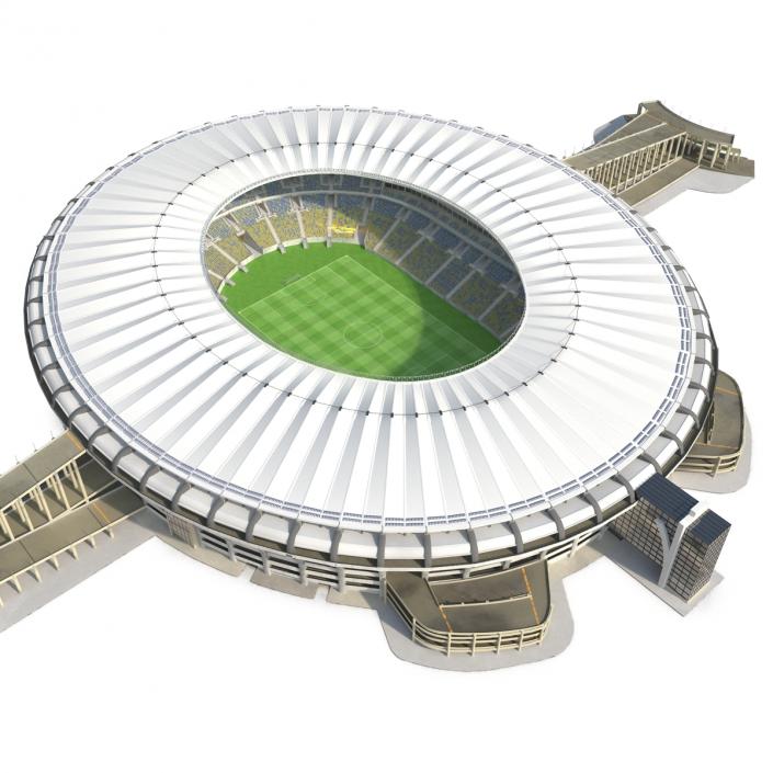 3D model Football Stadium Maracana