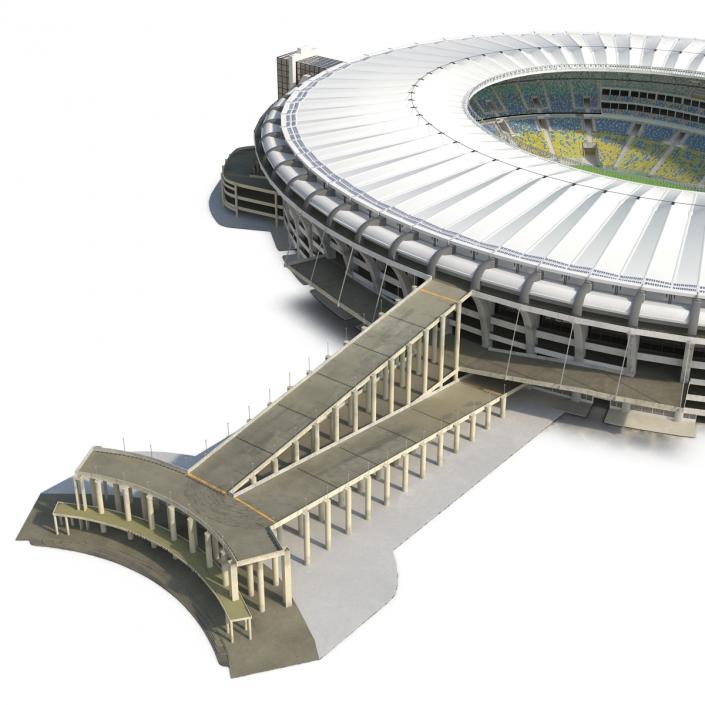 3D model Football Stadium Maracana