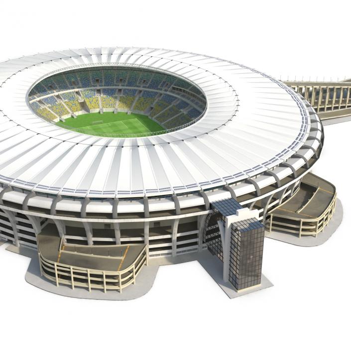 3D model Football Stadium Maracana