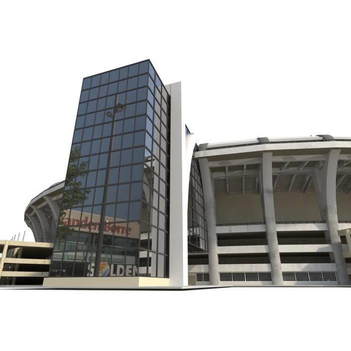 3D model Football Stadium Maracana