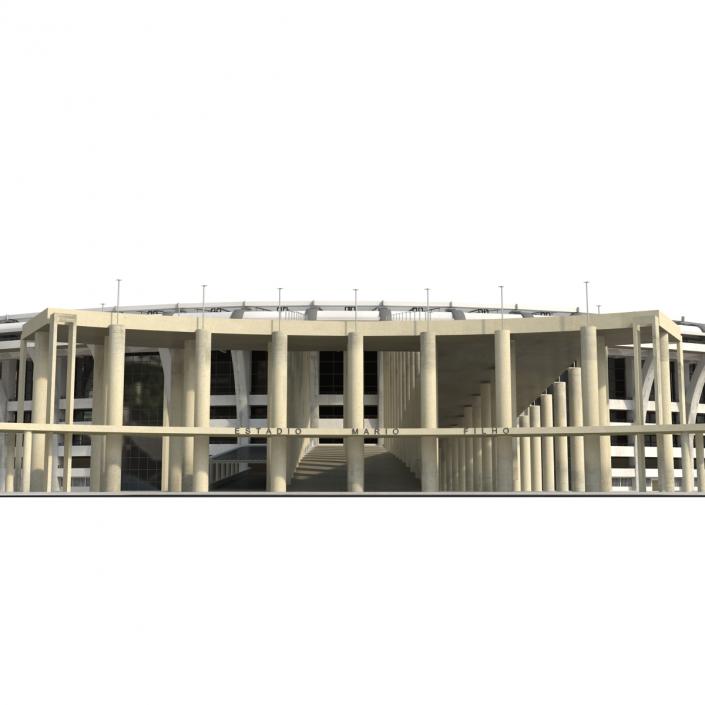 3D model Football Stadium Maracana